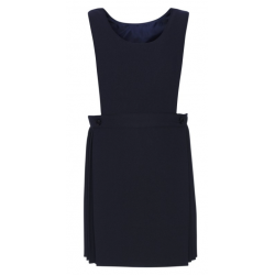 Girls Bib Pinafore - Navy