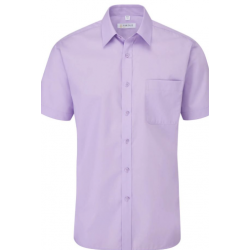 Lilac Short Sleeved Boys Shirt (Two Pack)