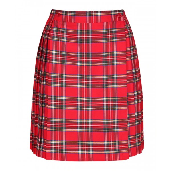 Junior Girls Kilt - Red Tartan