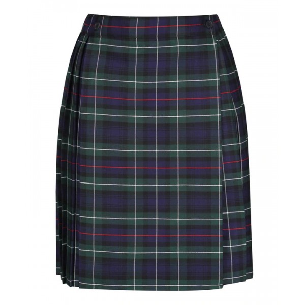 Junior Girls Kilt - Green Tartan