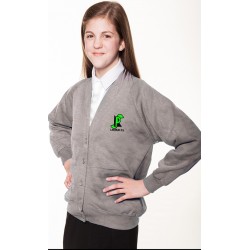 Lawmuir Primary Grey Sweat Cardigan