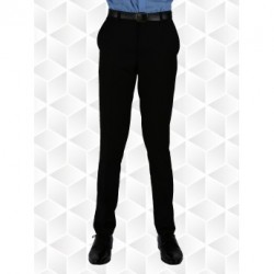 Black Senior Slim Fit Trousers