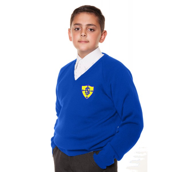 St Edwards Knitted Jumper