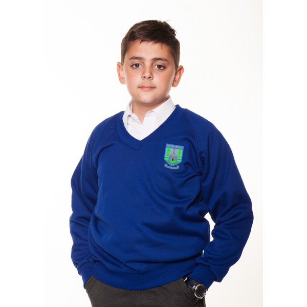 St Monicas Vee Sweatshirt