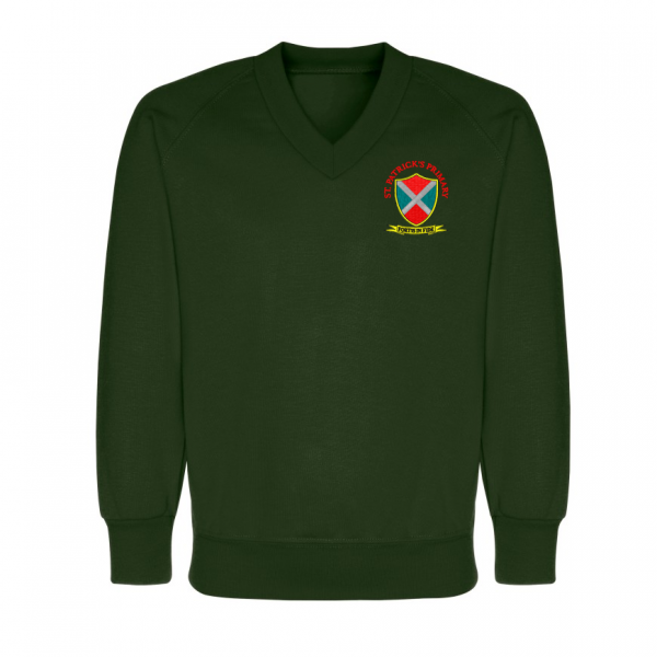 St Patricks Shotts Vee Neck Sweatshirt