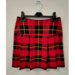 Cathkin High Drop Waist Tartan Skirt