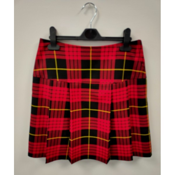 Cathkin High Drop Waist Tartan Skirt