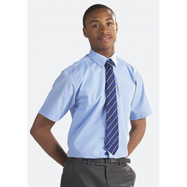 Boys Blue Short Sleeved shirts (Two pack)